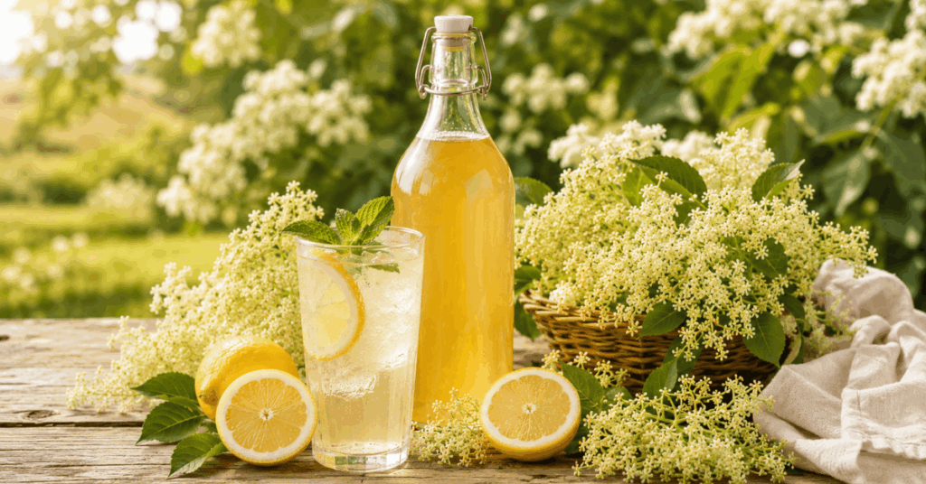 Holunderblütensirup