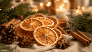 Getrocknete Orangenscheiben