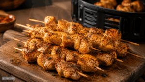 Mini-Hendl-Spieße aus dem Airfryer