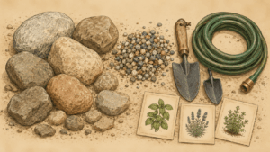 Material bereitlegen