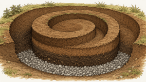 Drainage-Schicht anlegen