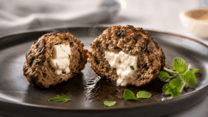 Rinderhack-Frikadellen mit Feta-Füllung