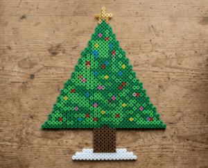 Weihnachtsbaum Bügelbild