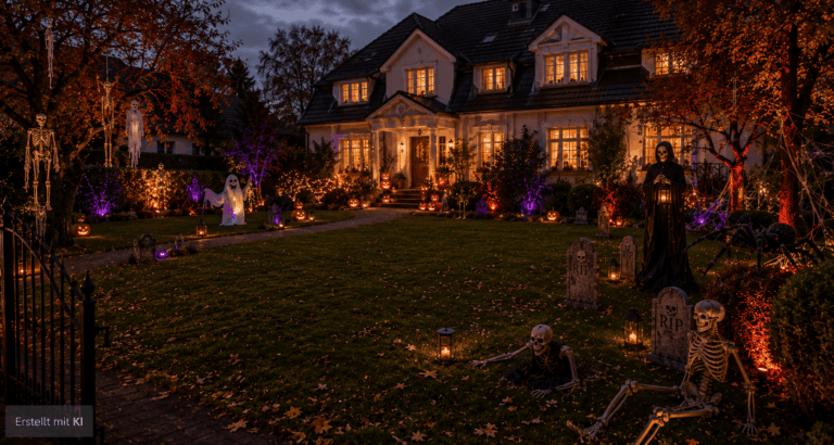 Halloween Deko Vorgarten