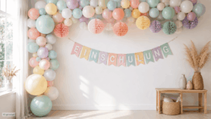 Ballongirlande Einschulung