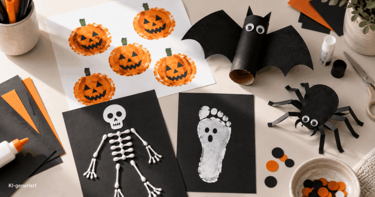 DIY Halloween Deko basteln mit Kindern