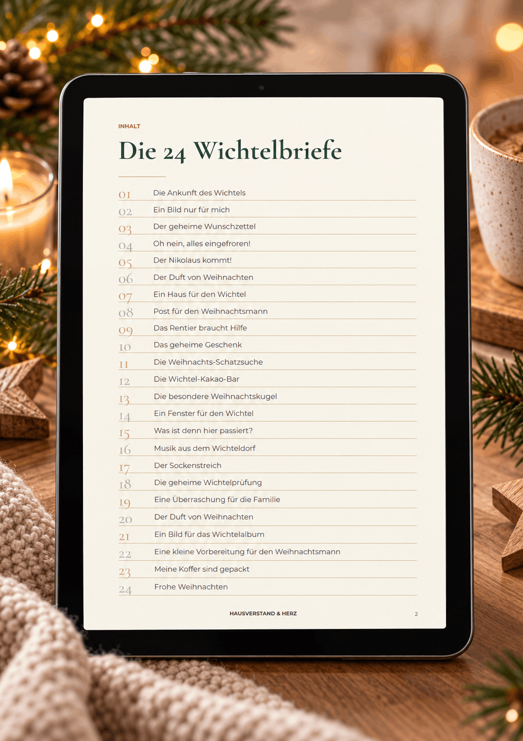Inhalt E-Book-Wichtelbriefe-Leseprobe
