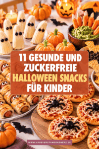 Gesunde zuckerfreie Halloween-Snacks für Kinder