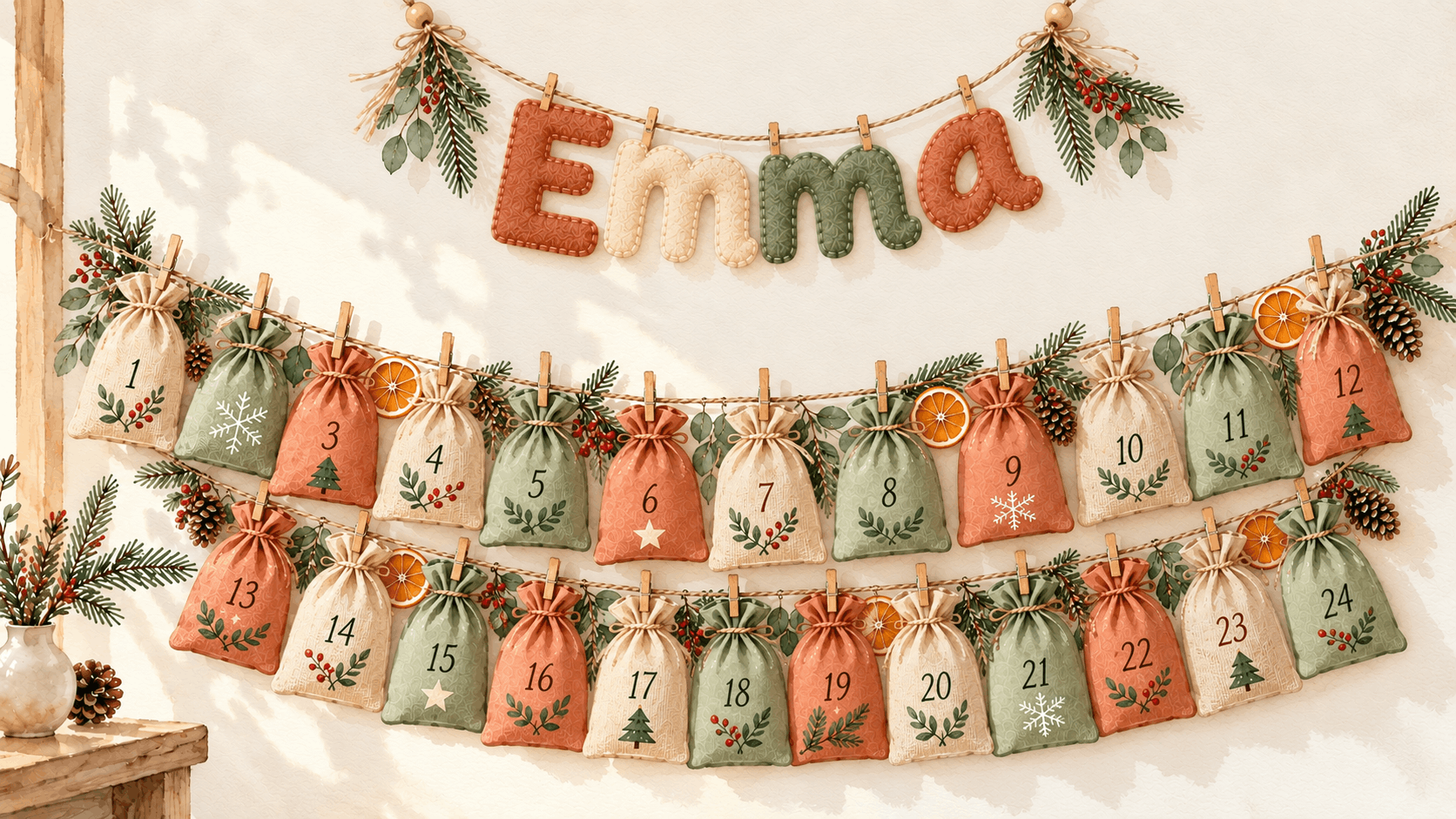 Header Handgemachter Adventskalender Kinder